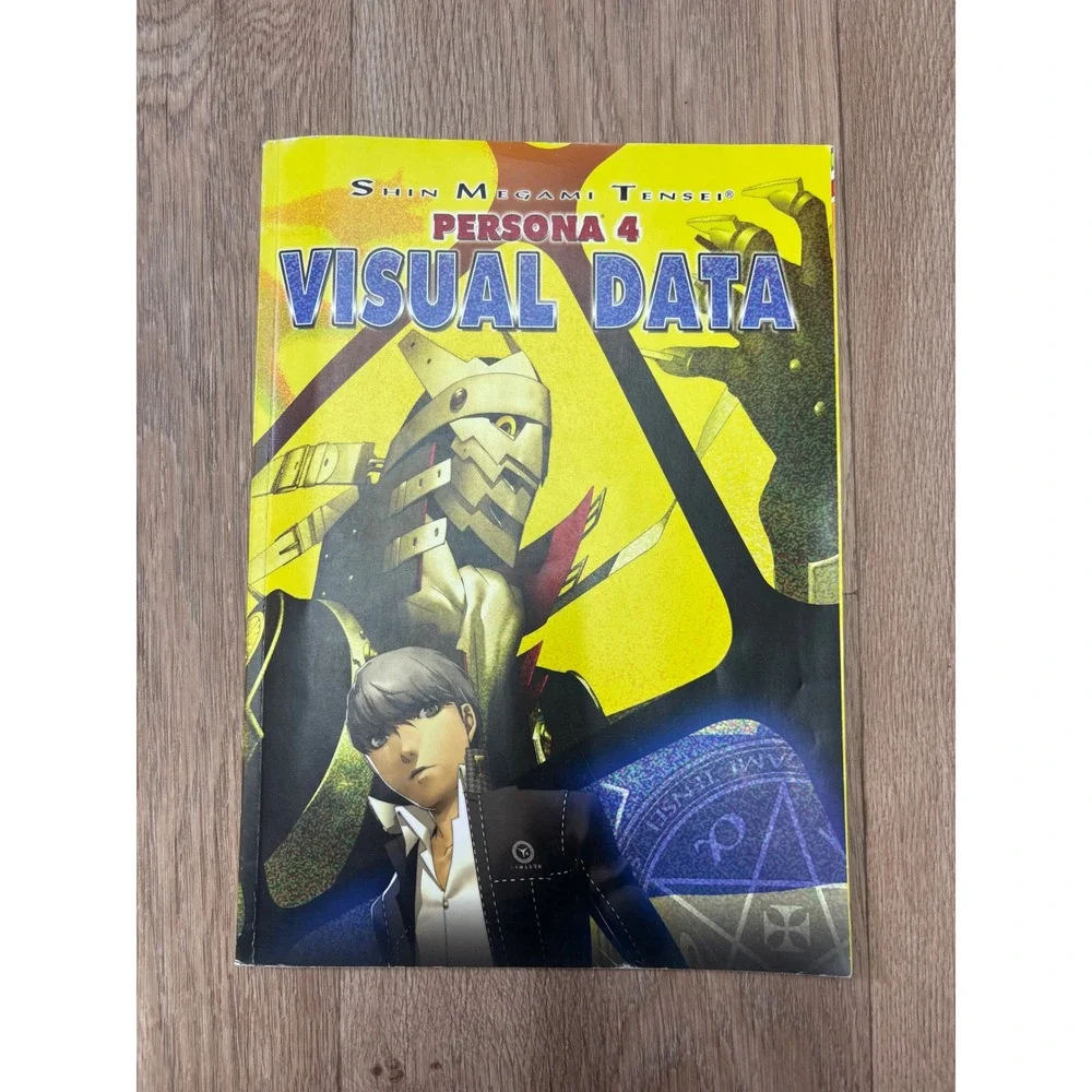 Shin Megami Tensei Persona 4 Visual Data Art Book Atlus PS2 2008 PS-53033-5